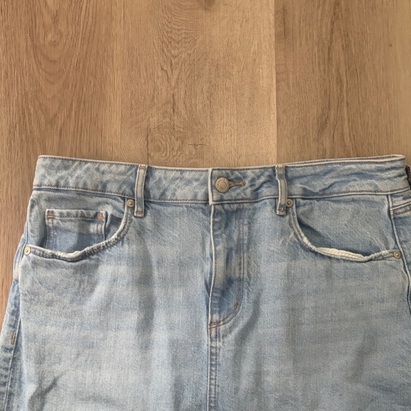 LOFT High Rise Light Blue Maxi Denim Skirt - Picture 3 of 6